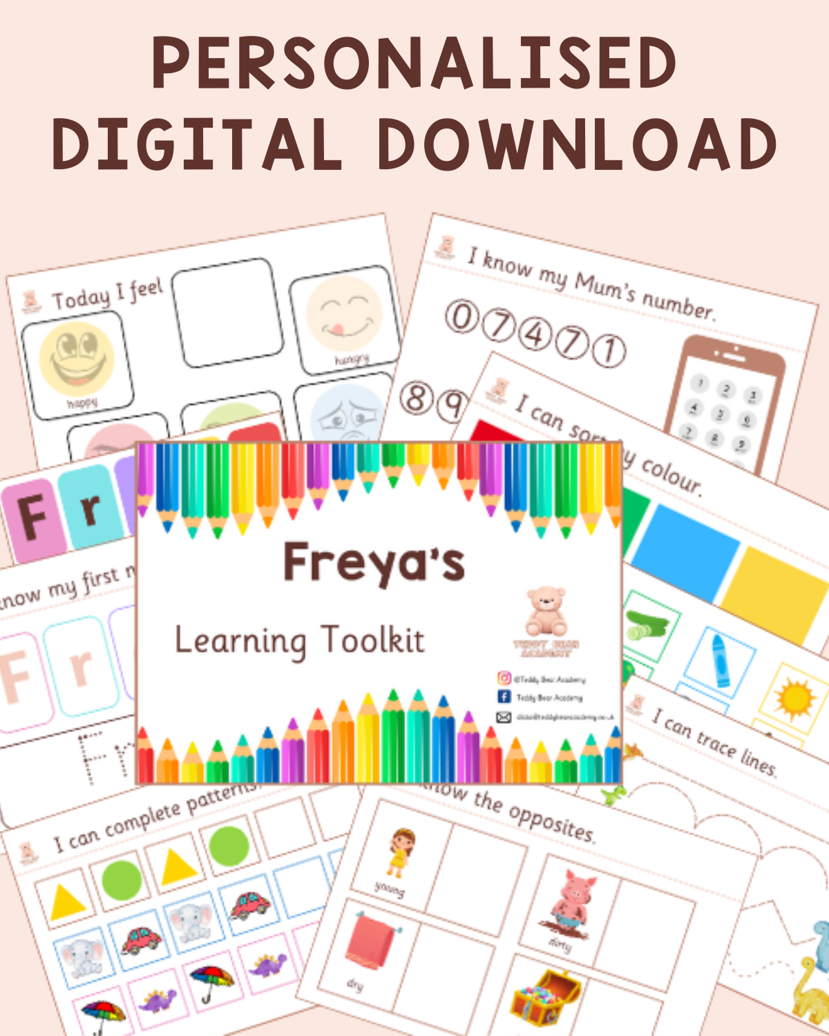 Personalised Learning Toolkit - digital download